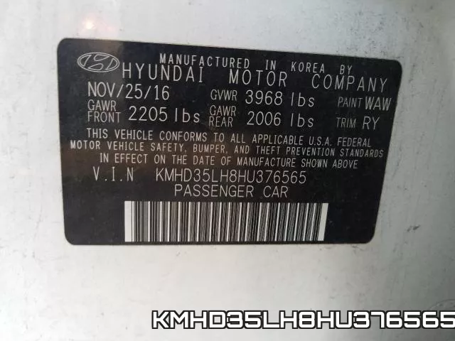 KMHD35LH8HU376565 фото 2