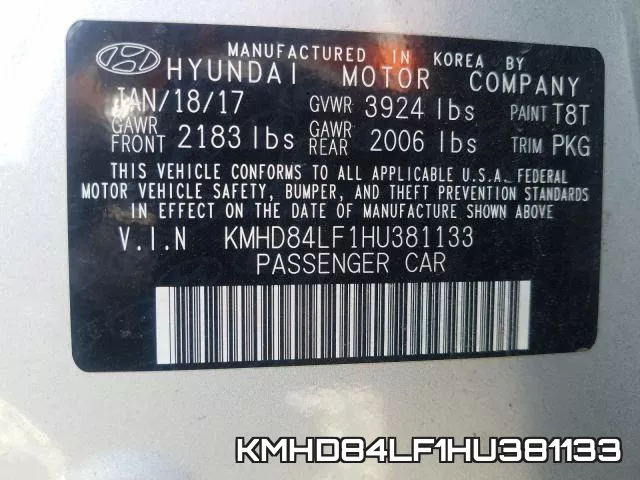 KMHD84LF1HU381133 фото 2