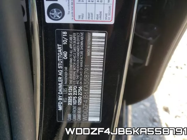 WDDZF4JB6KA558791 фото 2
