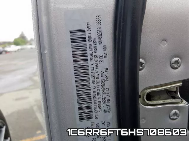 1C6RR6FT6HS708603 фото 2