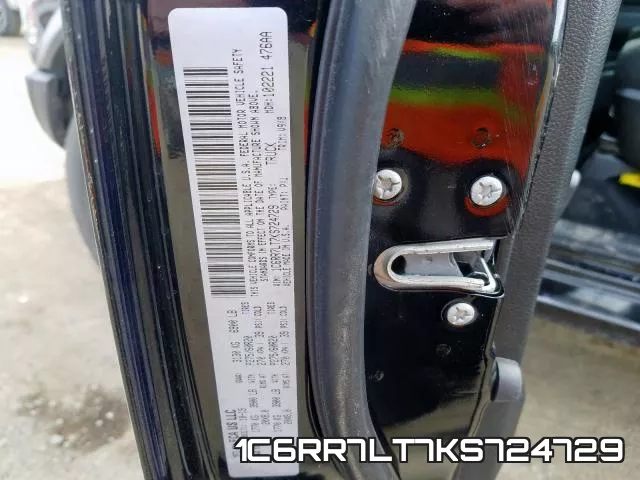 1C6RR7LT7KS724729 фото 2