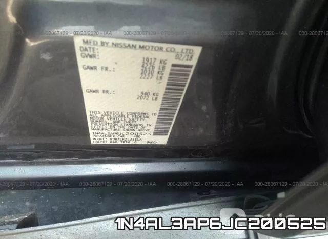 1N4AL3AP6JC200525 фото 10