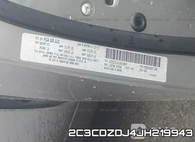 2C3CDZDJ4JH219943 фото 10
