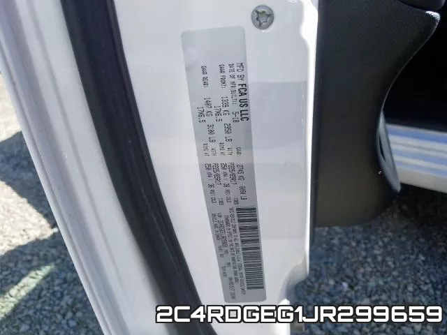 2C4RDGEG1JR299659 фото 2