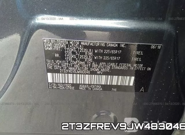 2T3ZFREV9JW483046 фото 10