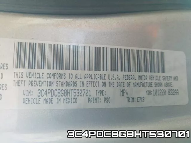 3C4PDCBG8HT530701 фото 2