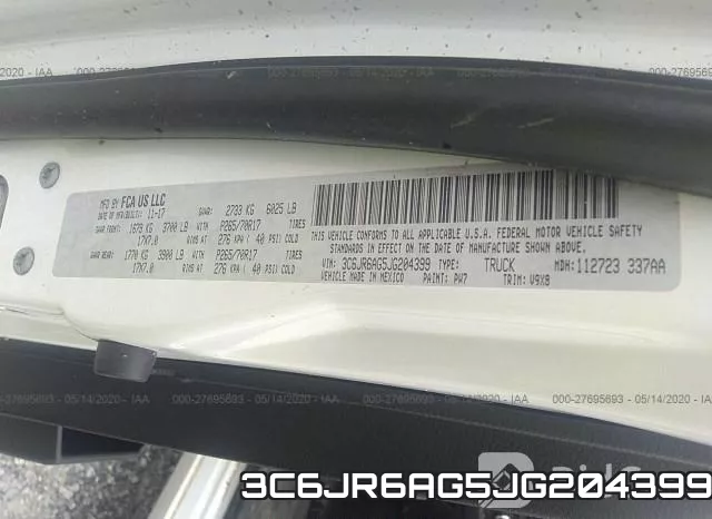 3C6JR6AG5JG204399 фото 10