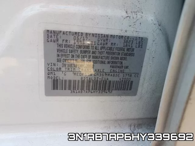 3N1AB7AP6HY339692 фото 2