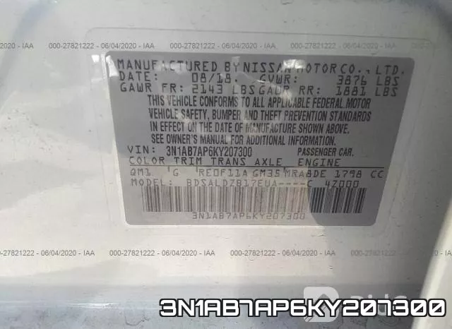 3N1AB7AP6KY207300 фото 10