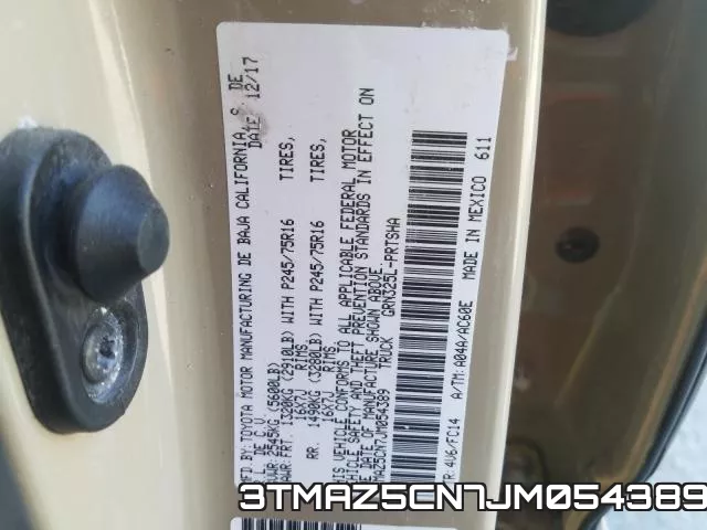 3TMAZ5CN7JM054389 фото 2