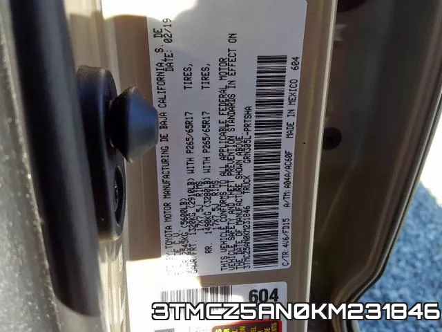 3TMCZ5AN0KM231846 фото 2