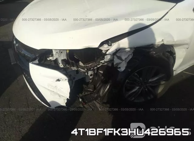 4T1BF1FK3HU426965 фото 7