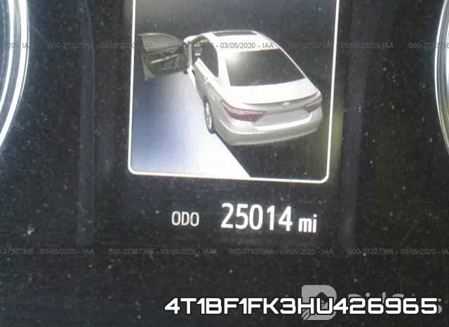 4T1BF1FK3HU426965 фото 8