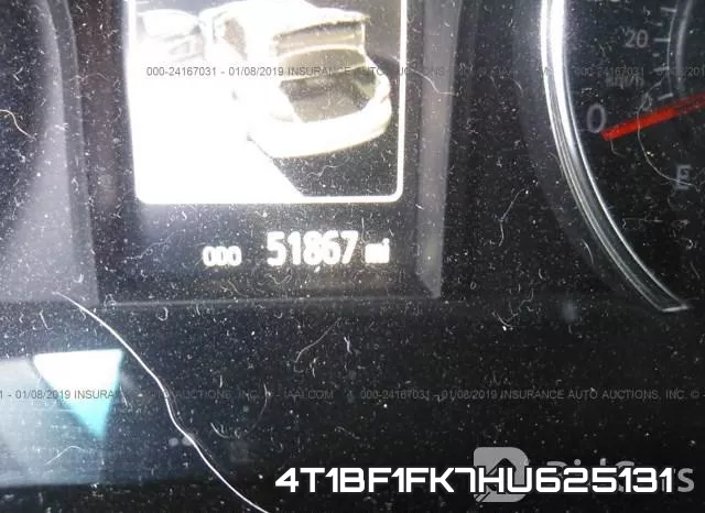 4T1BF1FK7HU625131 фото 8