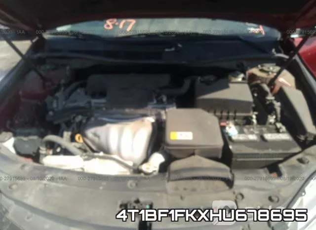 4T1BF1FKXHU678695 фото 2