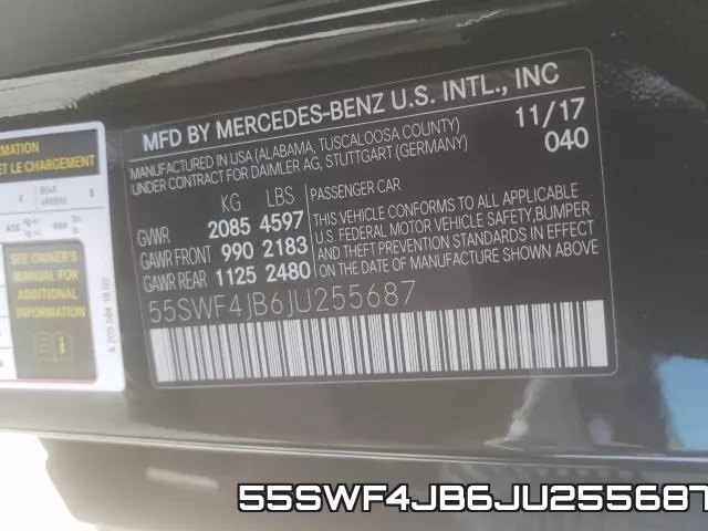 55SWF4JB6JU255687 фото 2