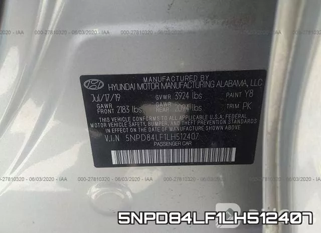 5NPD84LF1LH512407 фото 10