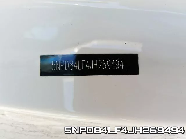 5NPD84LF4JH269494 фото 2