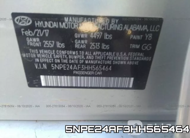 5NPE24AF3HH565464 фото 10