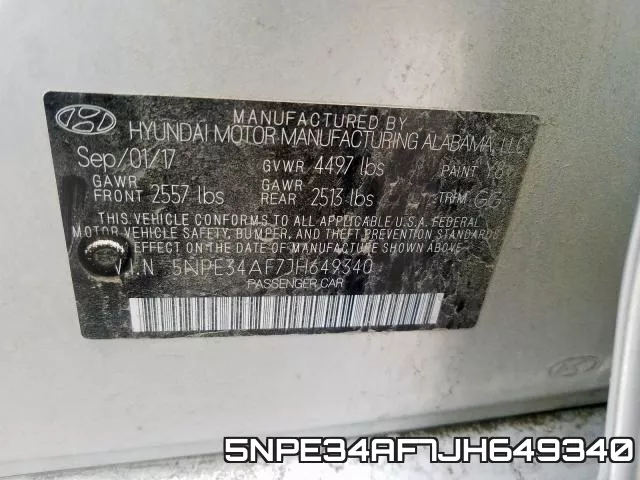 5NPE34AF7JH649340 фото 2