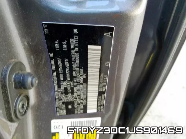 5TDYZ3DC1JS901469 фото 2