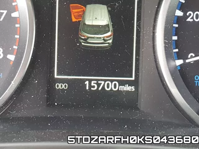 5TDZARFH0KS043680 фото 9