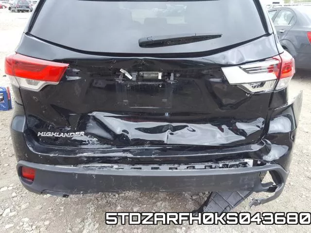 5TDZARFH0KS043680 фото 10