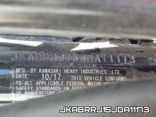 JKABRRJ15JDA11173 фото 2