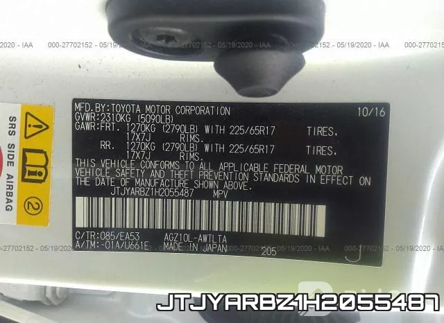 JTJYARBZ1H2055487 фото 10