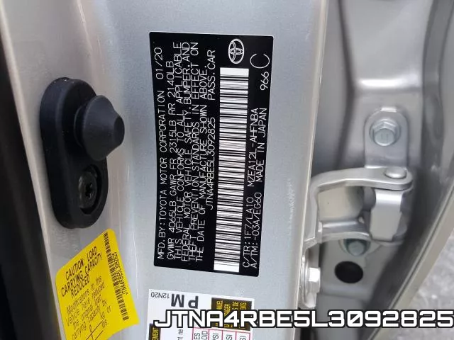 JTNA4RBE5L3092825 фото 2