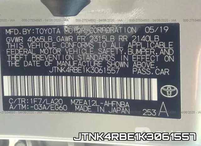 JTNK4RBE1K3061557 фото 10