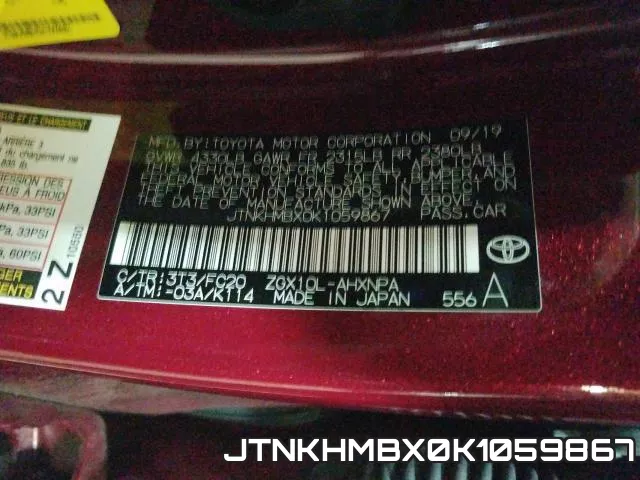 JTNKHMBX0K1059867 фото 2