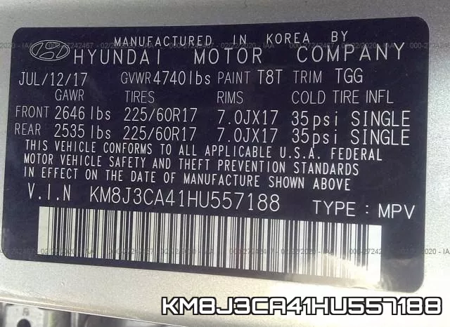 KM8J3CA41HU557188 фото 10