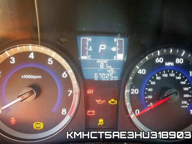 KMHCT5AE3HU318903 фото 9