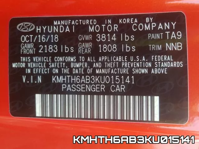 KMHTH6AB3KU015141 фото 2