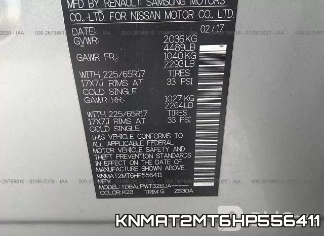 KNMAT2MT6HP556411 фото 10