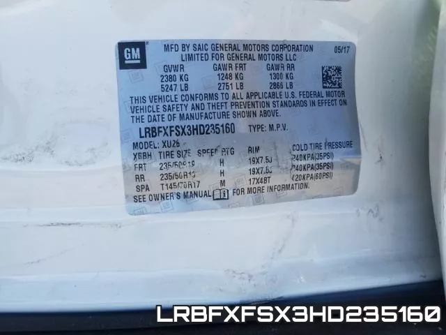 LRBFXFSX3HD235160 фото 2