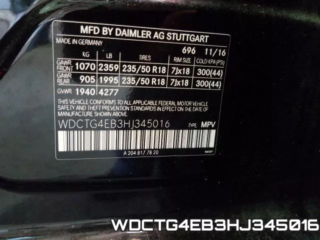 WDCTG4EB3HJ345016 фото 2