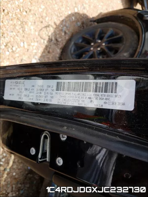 1C4RDJDGXJC232730 фото 2