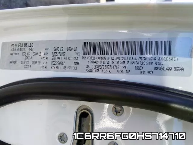 1C6RR6FG0HS714710 фото 2