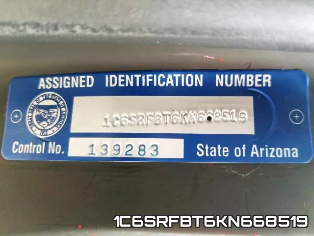 1C6SRFBT6KN668519 фото 2
