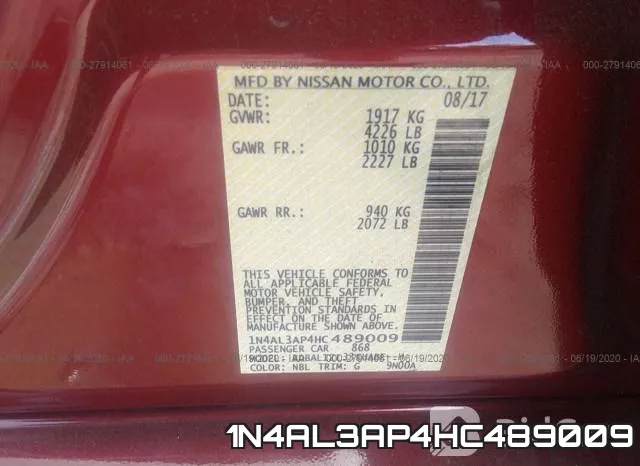1N4AL3AP4HC489009 фото 10