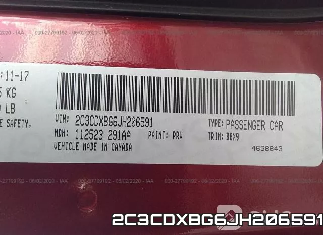 2C3CDXBG6JH206591 фото 10