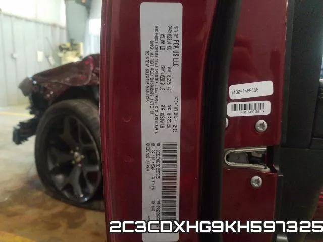 2C3CDXHG9KH597325 фото 2