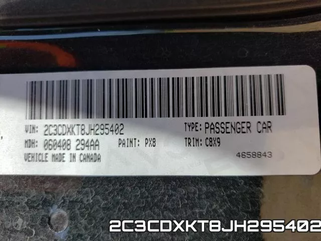 2C3CDXKT8JH295402 фото 2