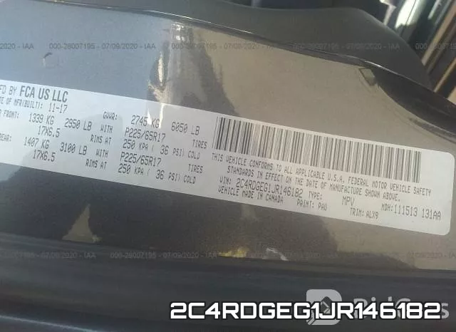2C4RDGEG1JR146182 фото 10