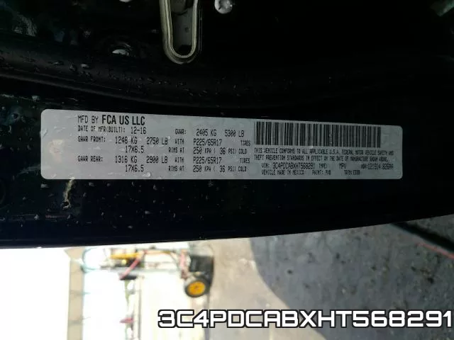 3C4PDCABXHT568291 фото 2