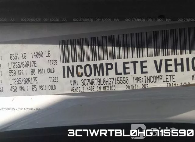 3C7WRTBL0HG715590 фото 10