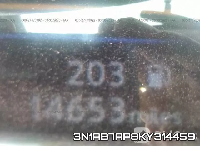 3N1AB7AP8KY314459 фото 8