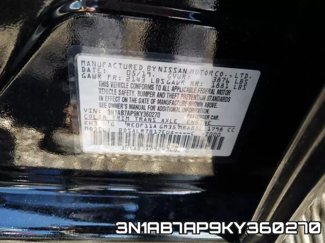 3N1AB7AP9KY360270 фото 2